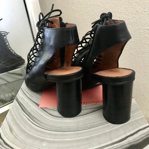Jeffrey Campbell lace up chunky heels - Picture 2 of 5
